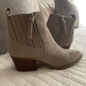 Suede booties